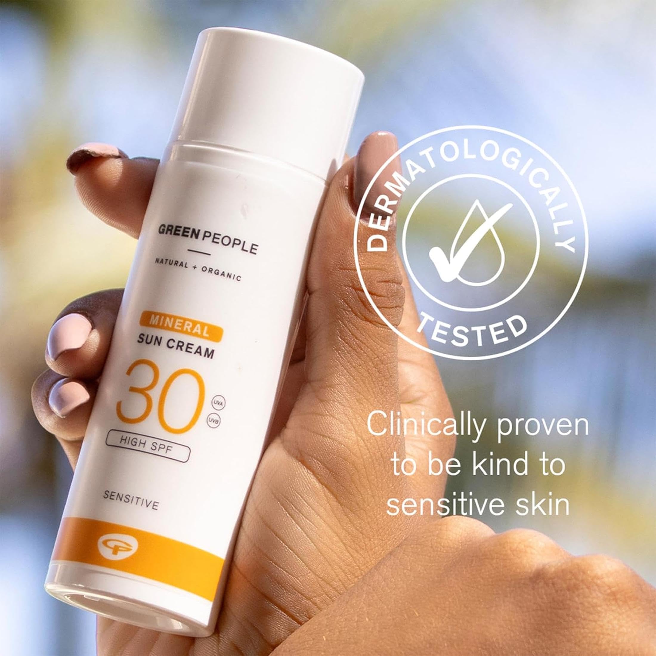 Green People Mineral Sonnencreme SPF30 mit Zinkoxid, 50ml
