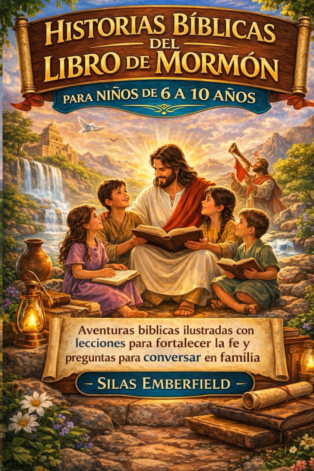 HISTORIAS BÍBLICAS DEL LIBRO DE MORMÓN PARA NIÑOS DE 6 A 10 AÑOS: Aventuras bíblicas ilustradas con lecciones para fortalecer la fe y preguntas para conversar en familia