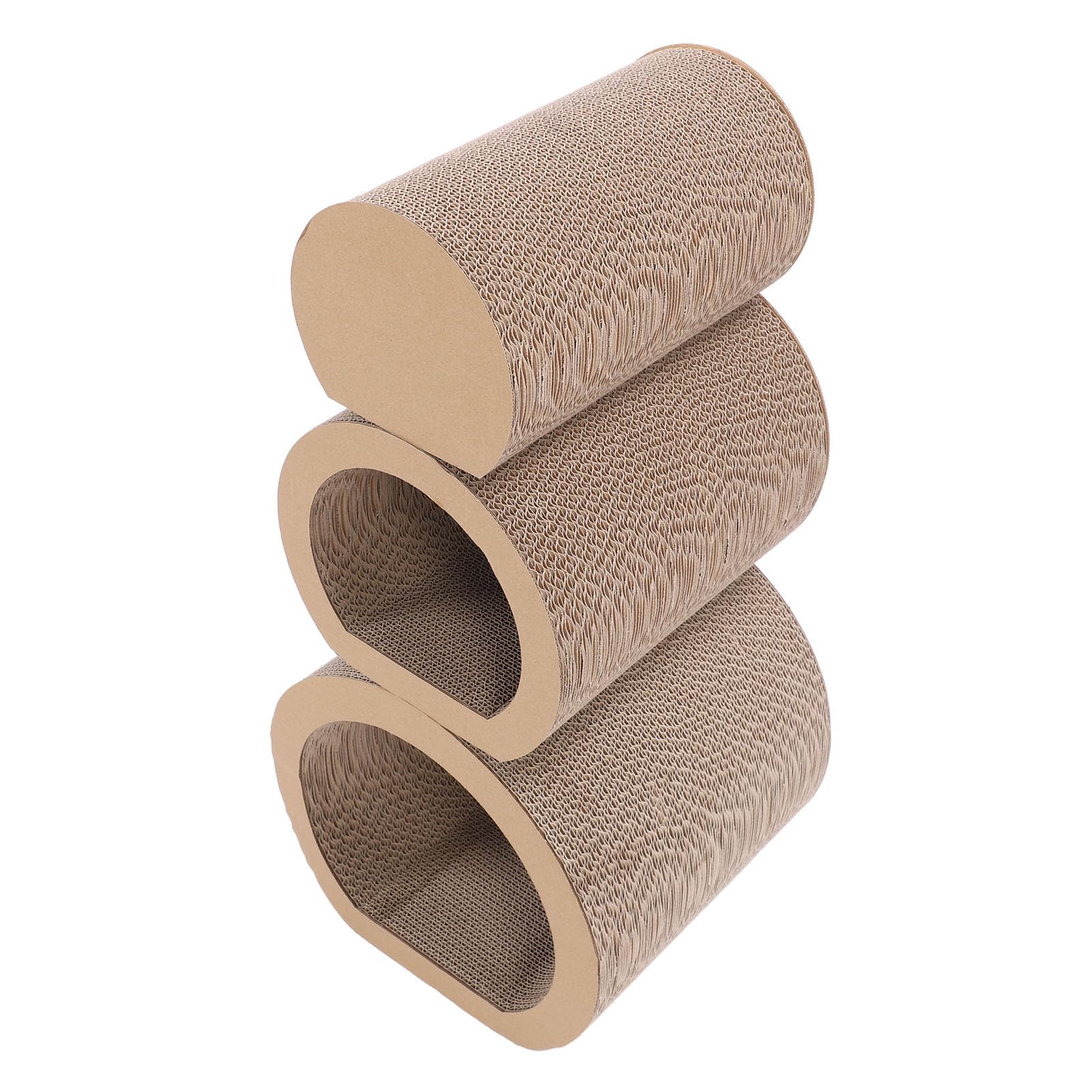 Rascador para Gatos 3 en 1 de cartón, túnel rascador para Gatos de Papel Corrugado con Sala de Descanso y Almohadilla, Tabla rascadora Multifuncional para Que el Gatito juegue, hag