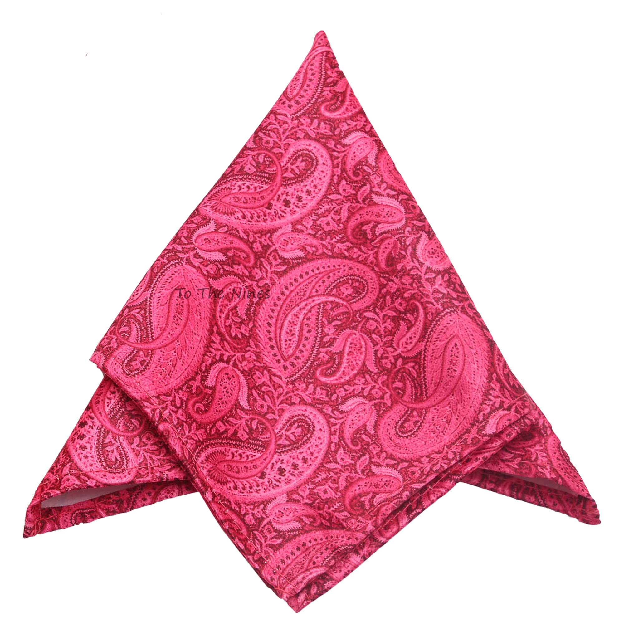 VIBHAVARIMen's Micro Satin Pink Pocket Square