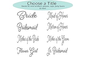 Custom Mother of the Bride and Groom Cup Decals: Personalize Tumblers and...