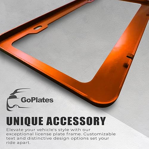 Vista 6 de Marco para placa de matrícula personalizado, grabado a láser, Rosado