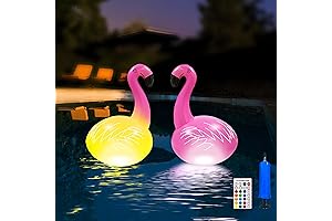Floaty and Flamboyant: Enchanting Light-up Flamingos for Your Pool