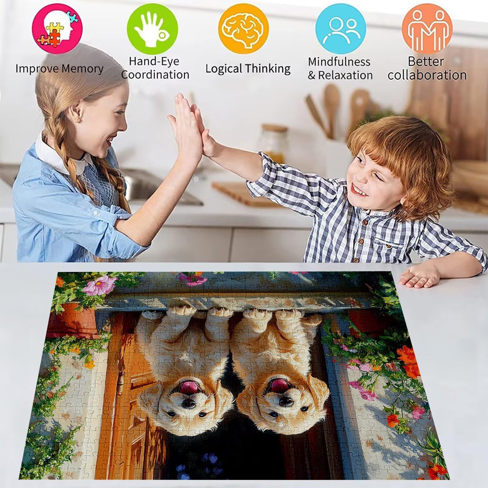 Puzzle 3000 elementów puzzle dla dorosłych kwiaty 122 x 81 cm unikalne rzemiosło klasyczne 3D drewniana układanka do rodzinnych gier biznesowych, układanka do samodzielnego wykonania nawet do