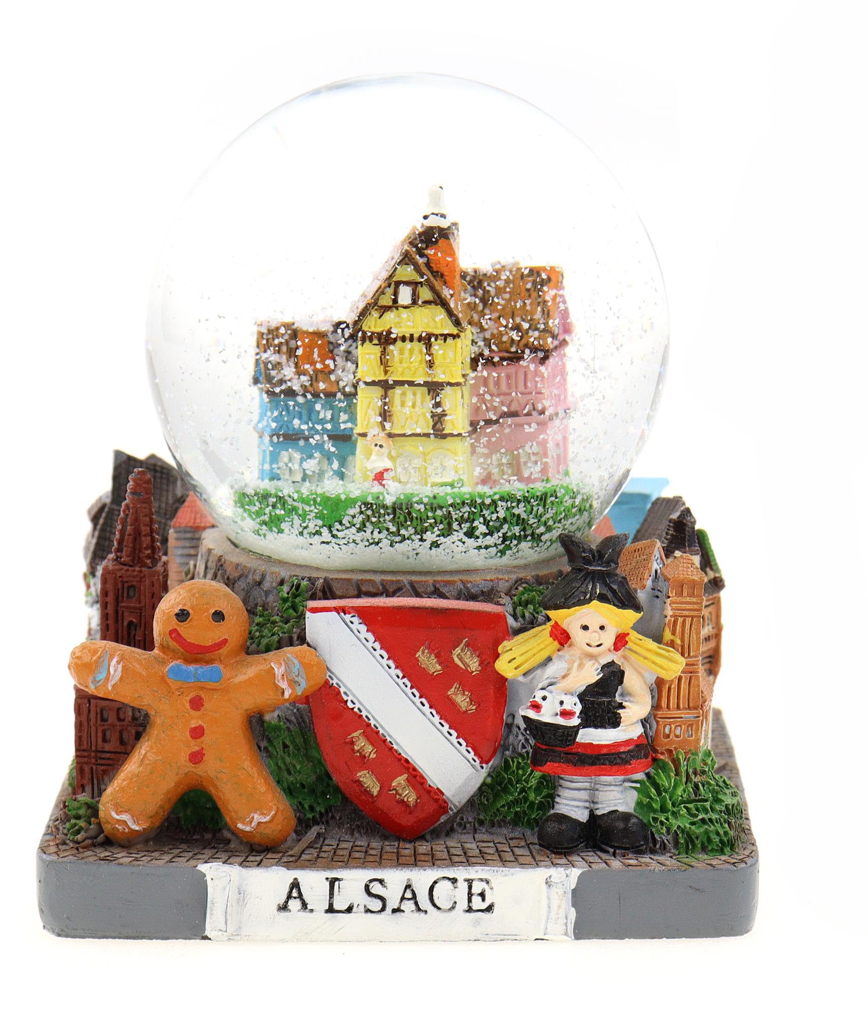 Minium Collection Souvenir Snow Globe Alsace Colmar Strasbourg Riquewihr Shake Ball City Trip Gift - 0326205320