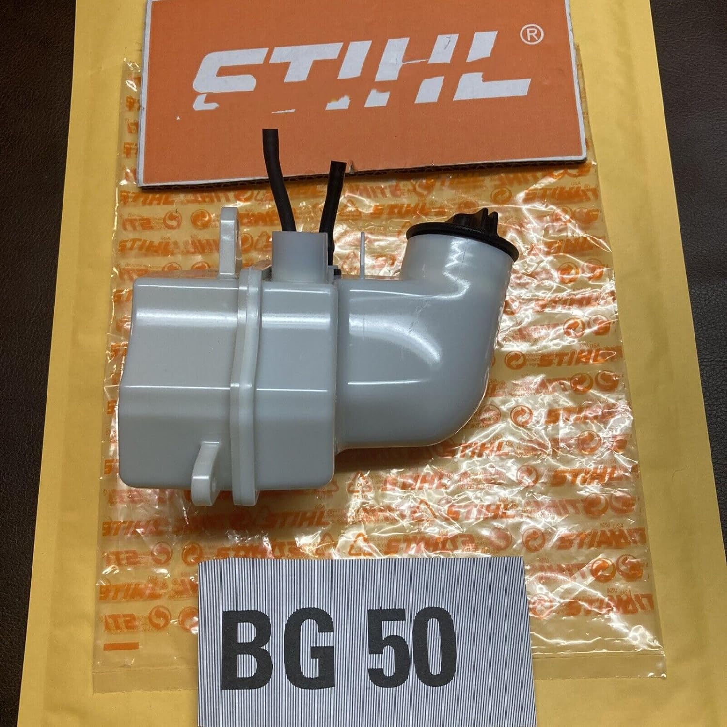 NEW Genuine OEM BG50 Leaf Blower Fuel Gas Tank W/ Cap And Lines Assembly, Replacement for STIHL OEM