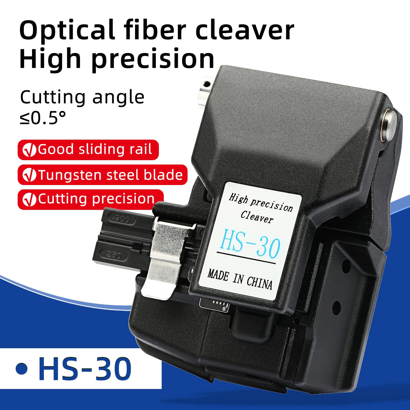Amazon | FTTH 光ファイバークリーバーHS-30カッター 250-900um
