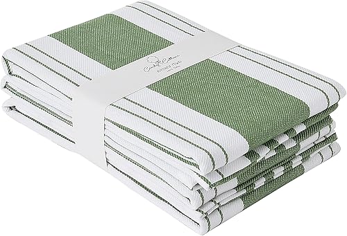 Candy Cottons - Set de 3 trapos de cocina 100% de algodón, clazo pcolgar, plavar y secar platos, se pueden usar como paños de cocina o trapos de