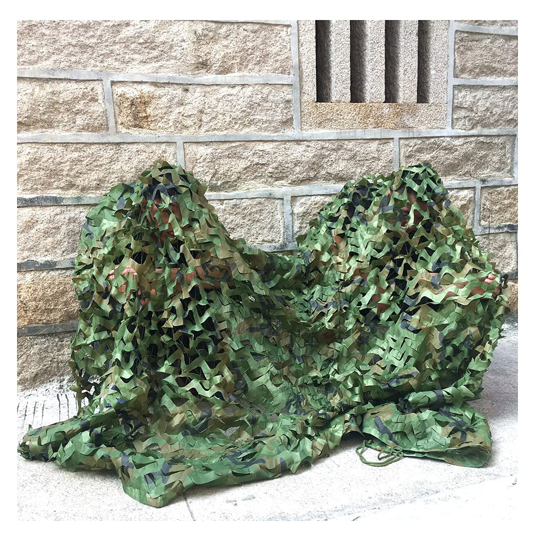 Filet de camouflage résistant à la chasse et ombrage vert de 2x3m
