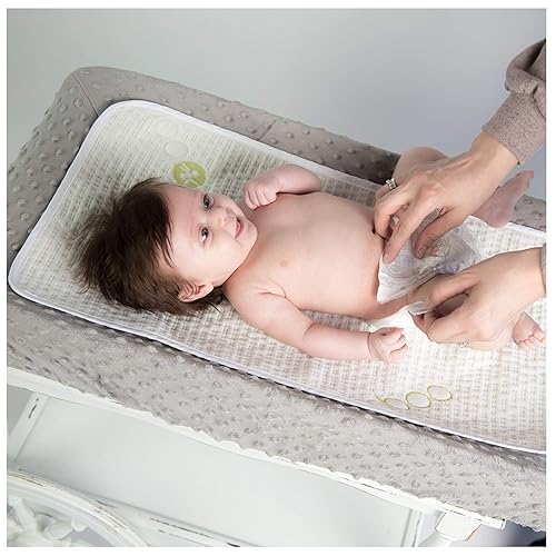 Miniatura 3 de Paquete de 6 cambiadores de rayón de bambú lavables y absorbentes, material extra suave, reutilizable, a prueba de fugas, funda protectora de