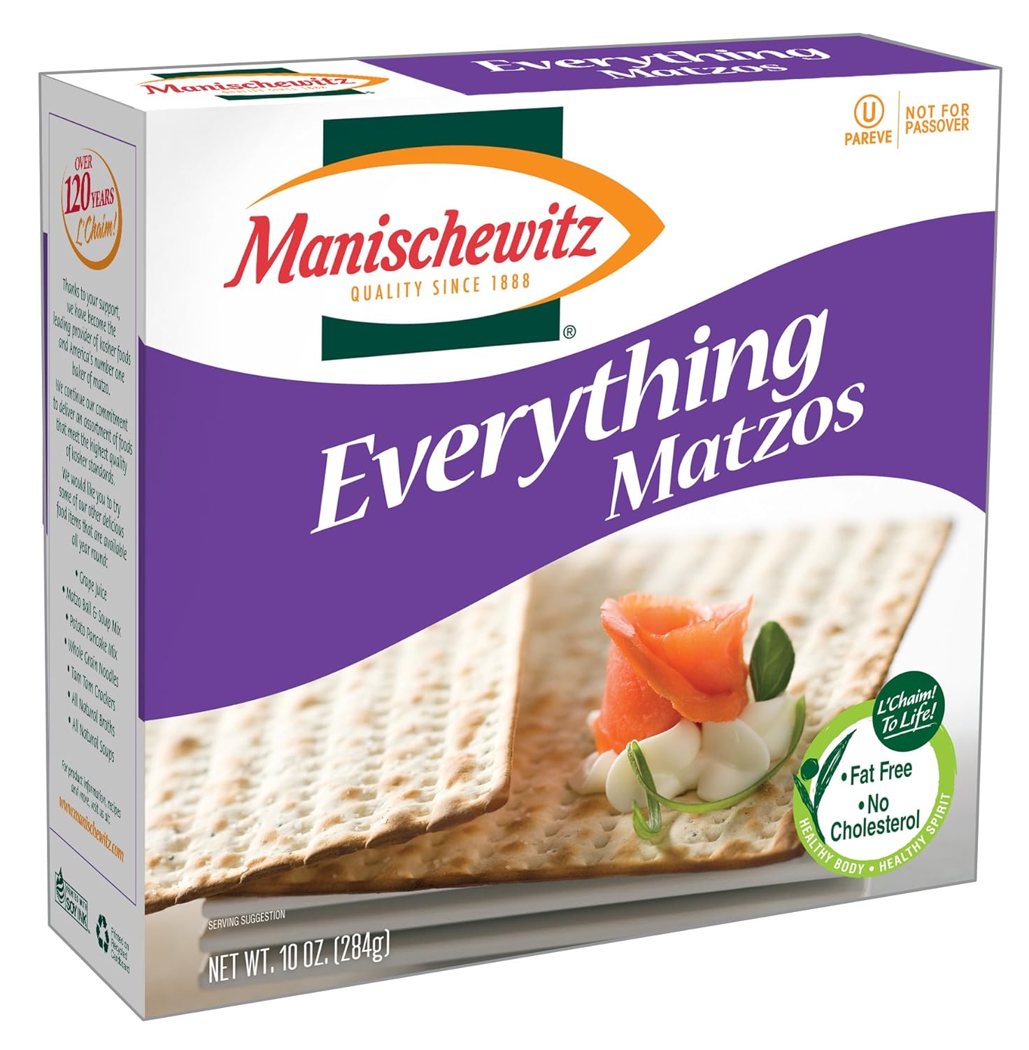 MANISCHEWITZ MATZO EVERYTHING 10 OZ