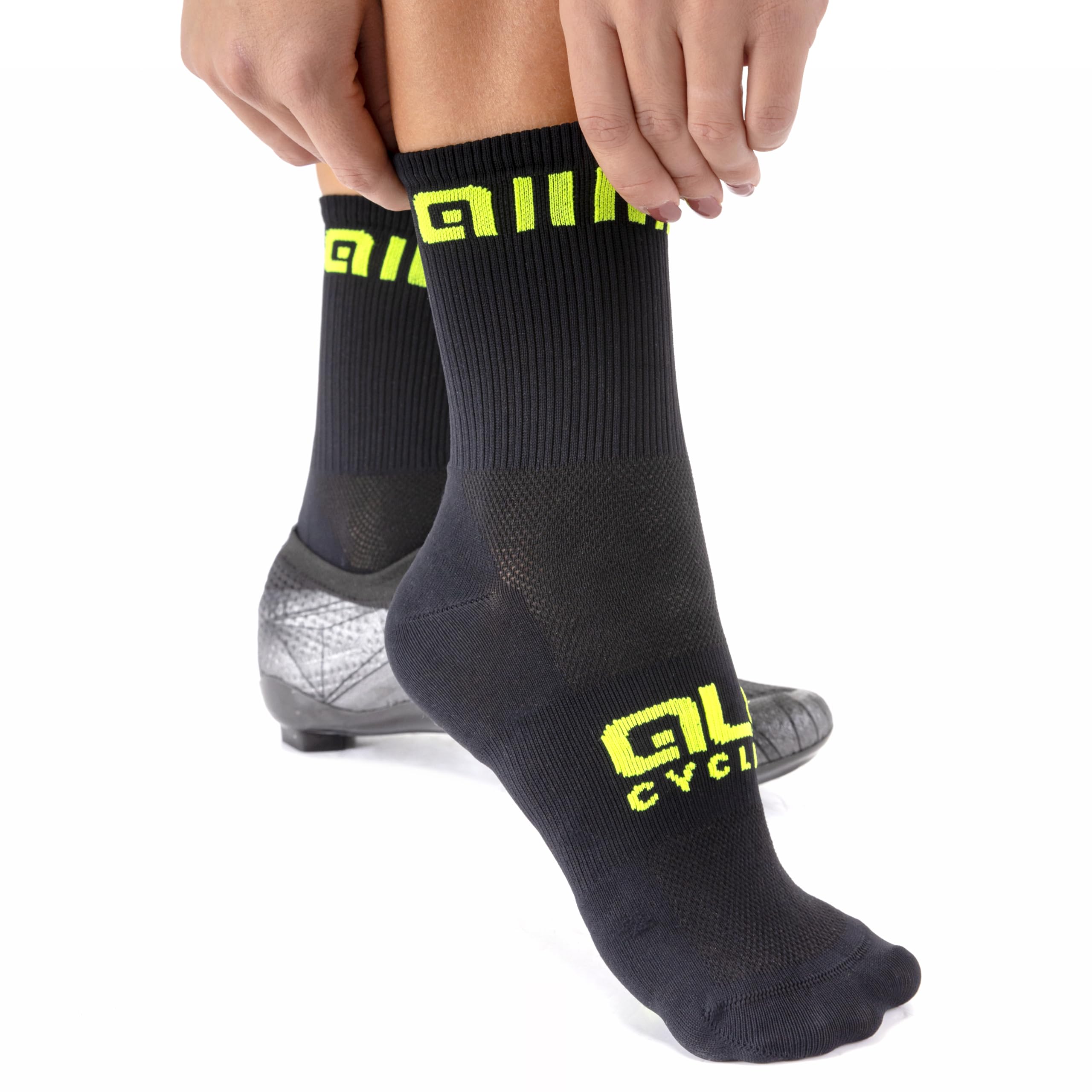 Alé Cycling Unisex Logo Q-skin 12cm Cycling Socks (pack of 1)