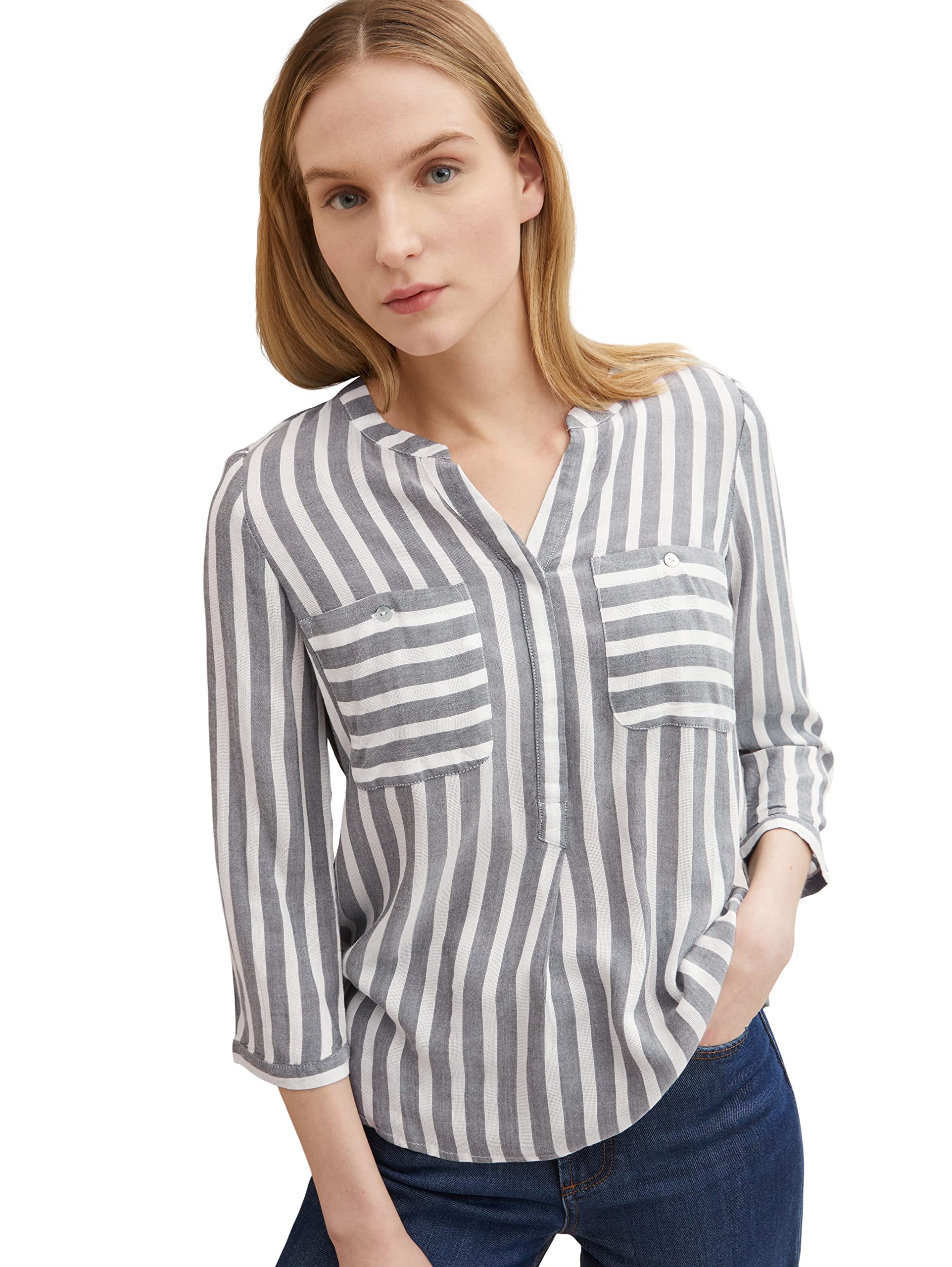 TOM TAILOR 1016190 bluzka w paski Kobiety