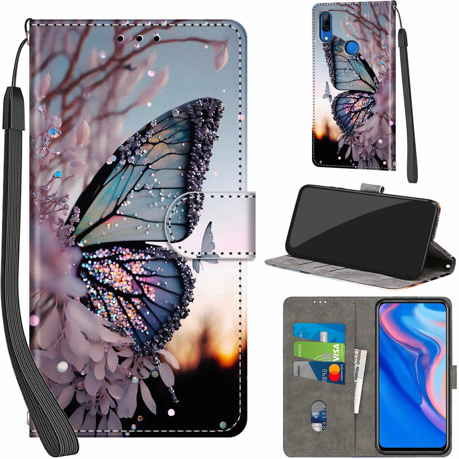 Cover Huawei P Smart Z/Honor 9X, Custodia Portafoglio a