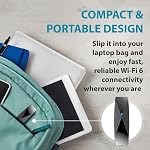 D-Link USB WiFi 6 Adapter AX1800 USB 3.0 Dual Band Long Range MU-MIMO Wireless Internet Network for Desktop PC Laptop Windows (DWA-X1850-B1-CA)