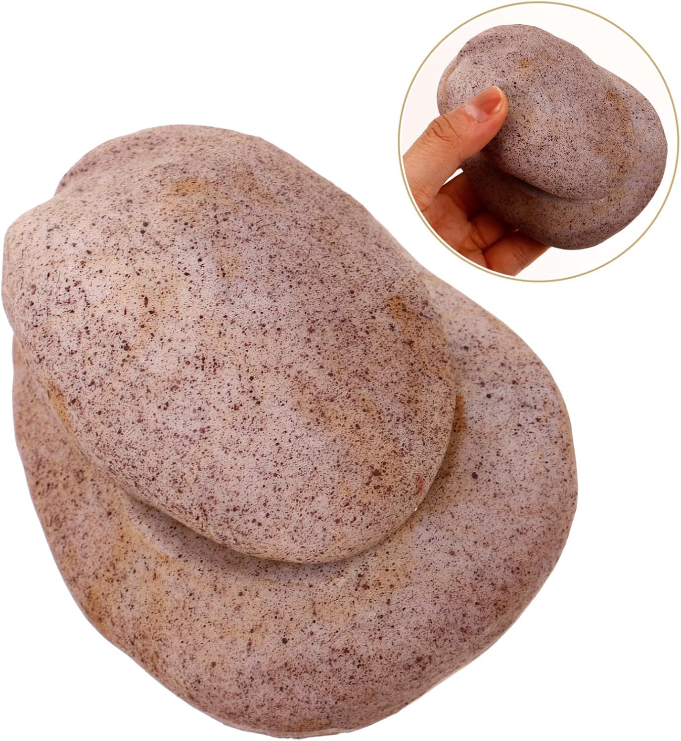 Fake Stone Key Hider Durable Resin Outdoor Key Holder Realistic Garden Decoration for Safety Unique Landscaping Accessory