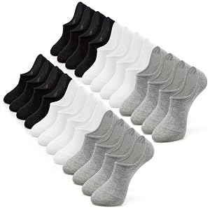 IDEGG No Show Socks Womens and Men Low Cut Ankle Short Anti-slid Athletic Running Novelty Casual Invisible Liner