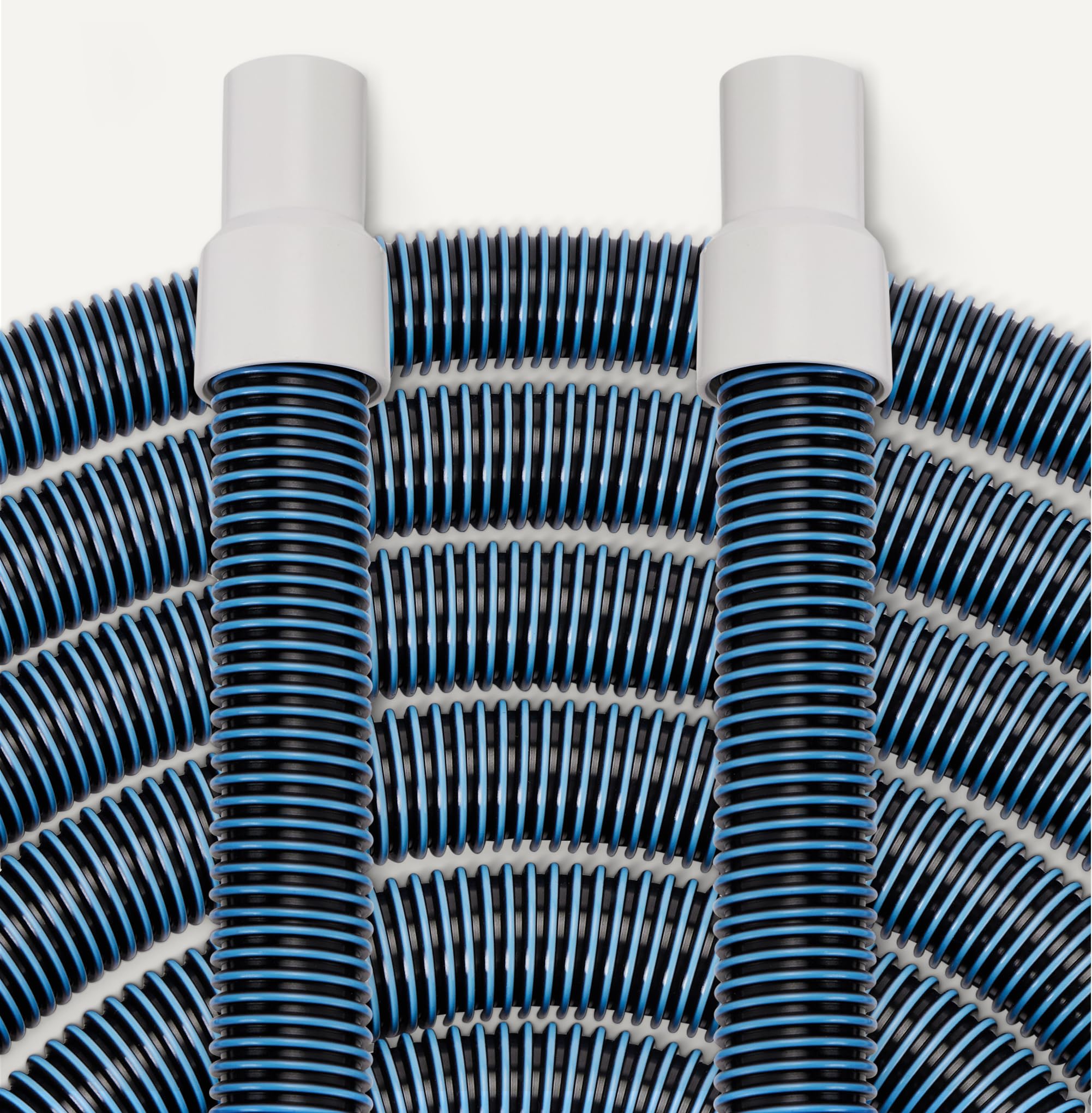 Amazon Basics Tuyau de Piscine, 9.14 m, Bleu, Noir, Blanc