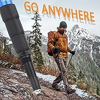 Vista 8 de Puntas de bastón de senderismo de goma, 4 piezas, puntas universales de carburo, puntas de botas de goma, protectores de pies de goma, copos