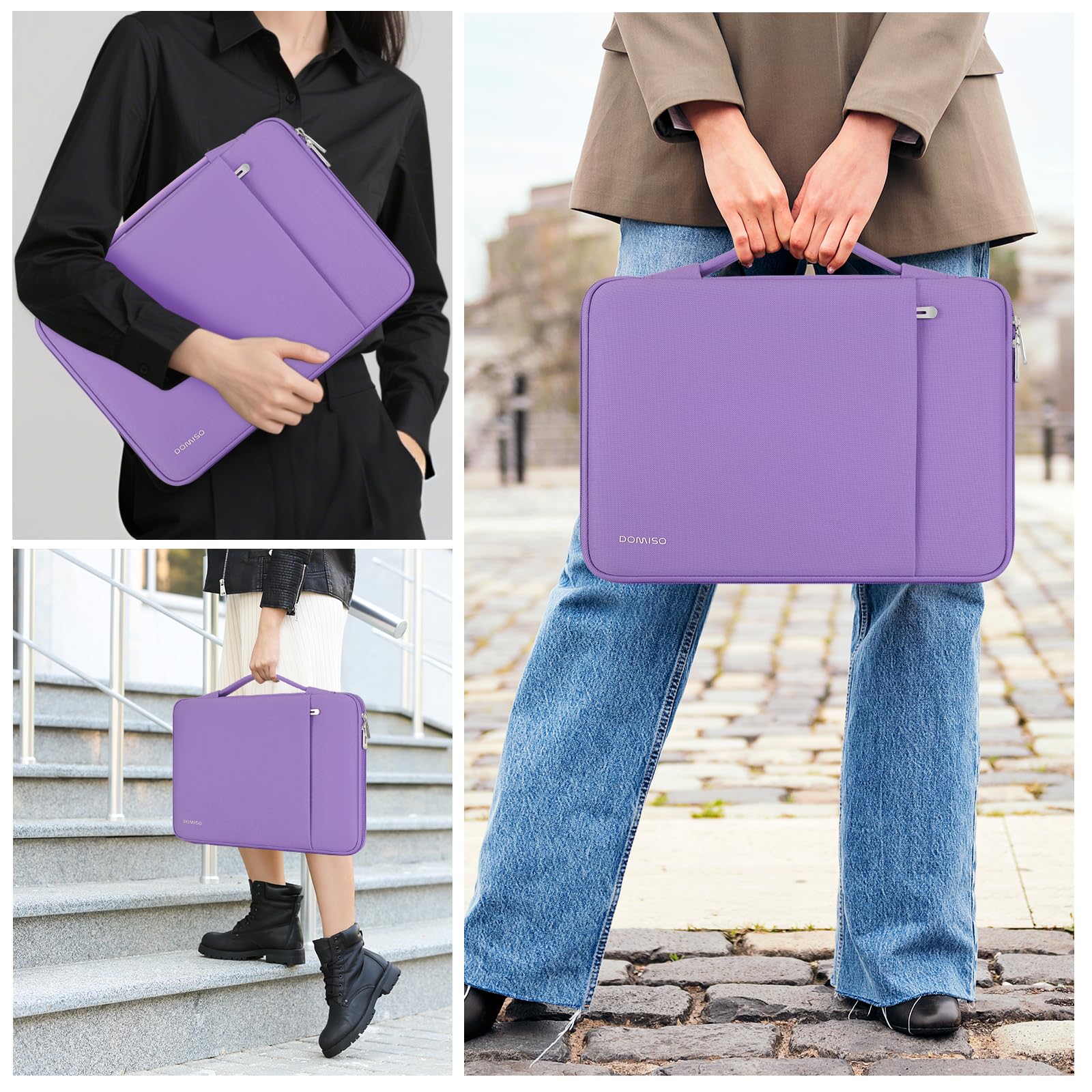 DOMISO Funda Portatil,Maletín de Ordenador Impermeable,LP07