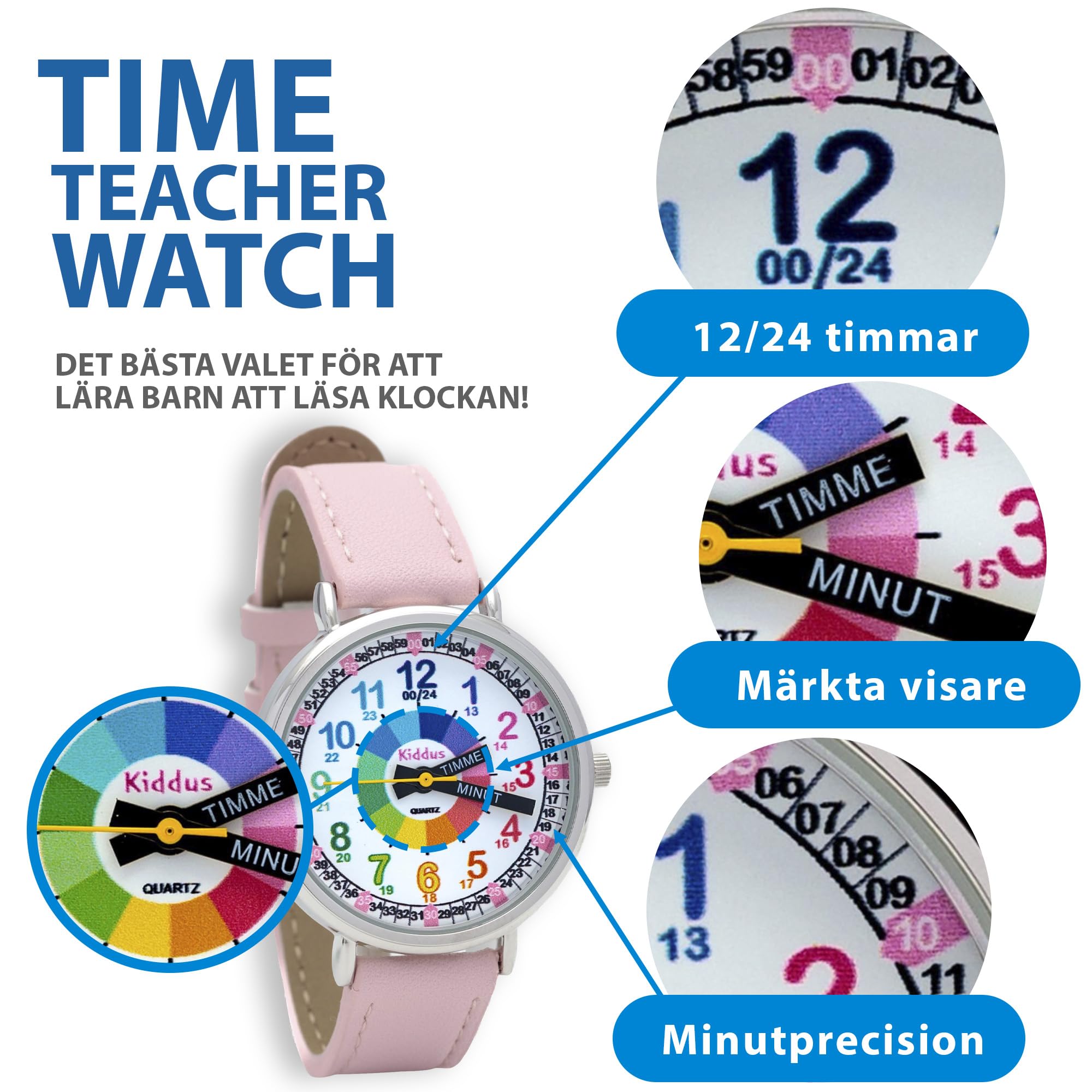 Image secondaire de Montre Éducative Kiddus pour Enfants - Apprendre à Lire l'Heure