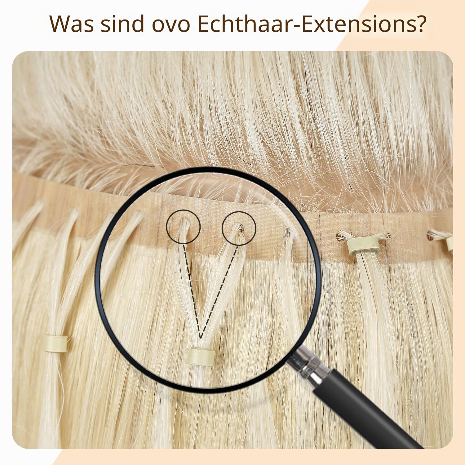 Wignee 18-Zoll-2-Teiliges Blondes Echthaar Mit Schmetterlingseinschlag | OVO Remy-Echthaar, Aschblondes Highlight, Gebleichtes Blond, Nahtloses Highlight Mit Handgebundenem, Unsichtbarem Mikroloch