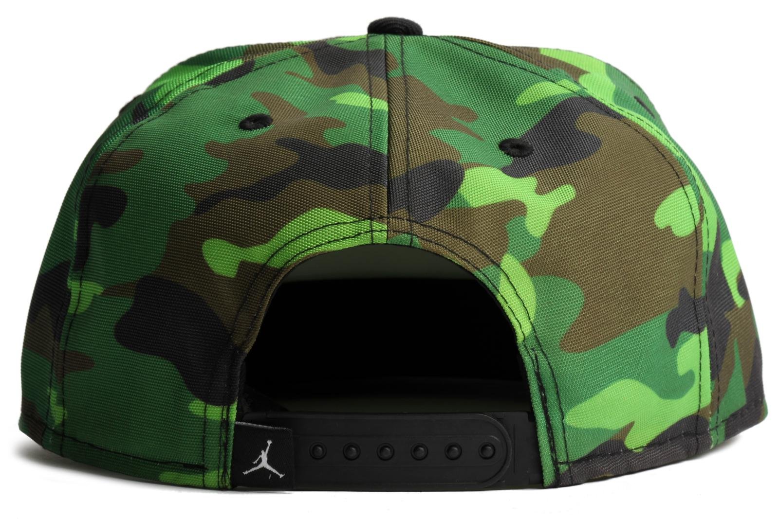 Nike Mens Air Jordan Xx8 Lite Camo Snapback Cap Forest