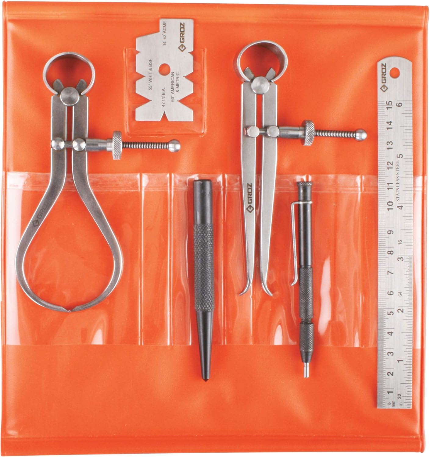 Groz 03600 Engineers Tool Set 16 pc. Industrial & Scientific