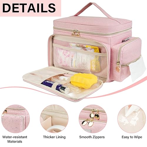 Miniatura 4 de Bolsa para extractor de leche compatible con Spectra S1 y S2, bolsa de almacenamiento de viaje para bombeo de leche para artículos esenciales y