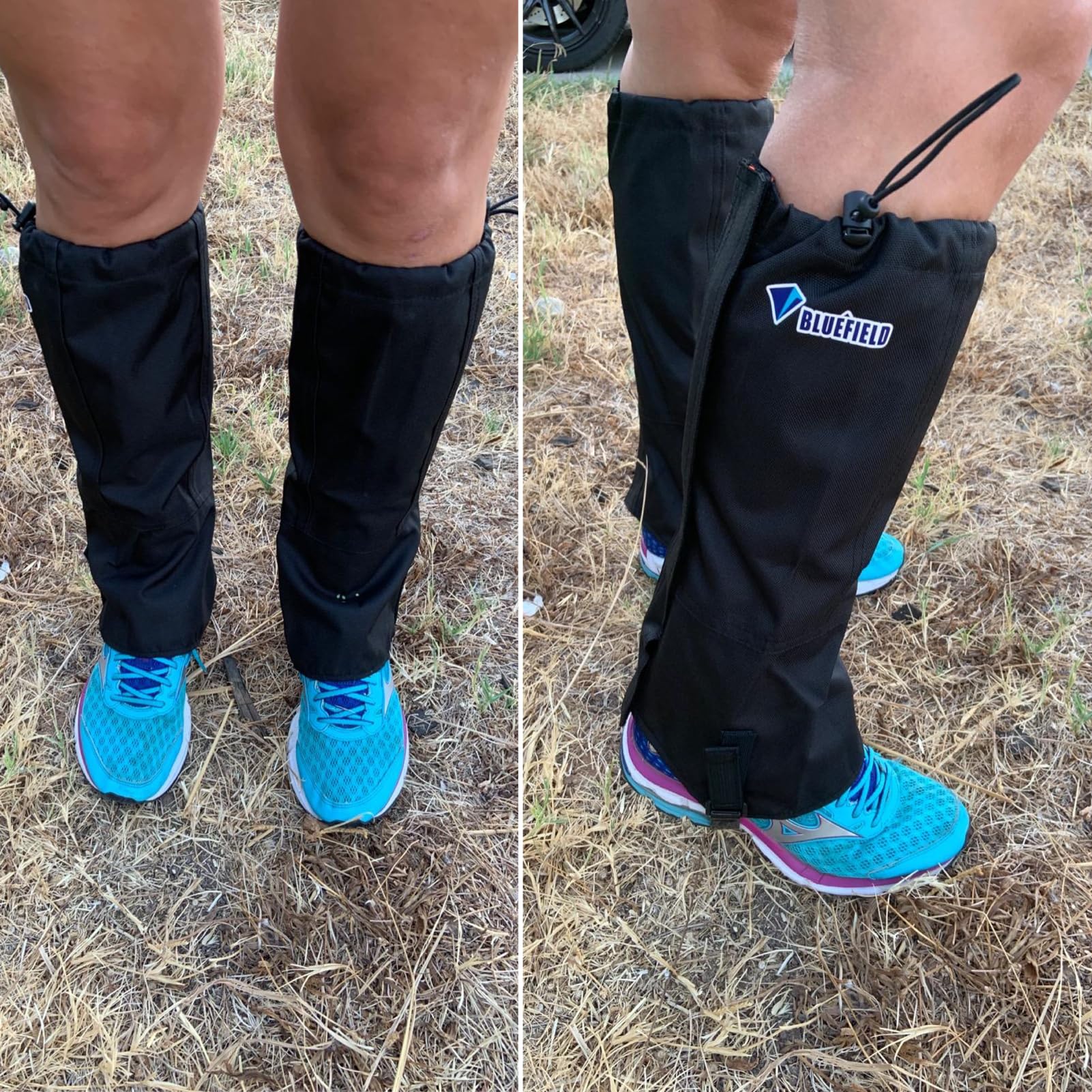 Azarxis Outdoor Gamaschen wasserdichte Wandergamaschen Atmungsaktive Beinschutz Gaiter Herren Damen Regengamaschen für Wandern Jagd Fahrrad