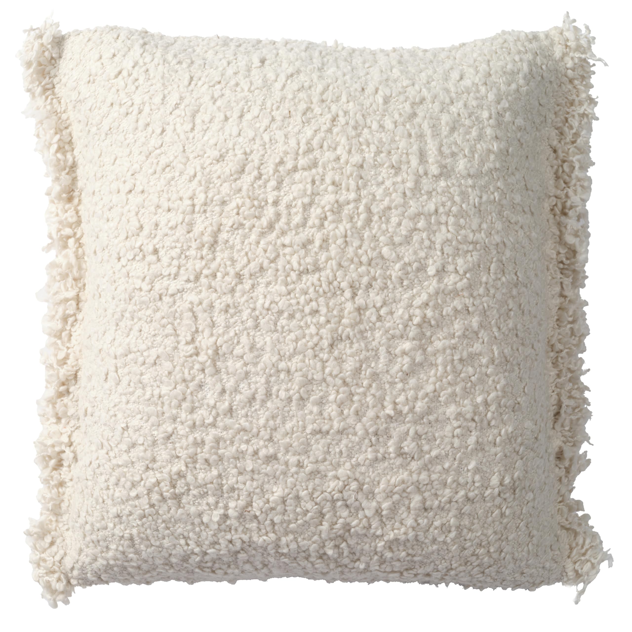 Jaipur Living Nisha AGO25 Handmade Cream Down Filled Pillow 26
