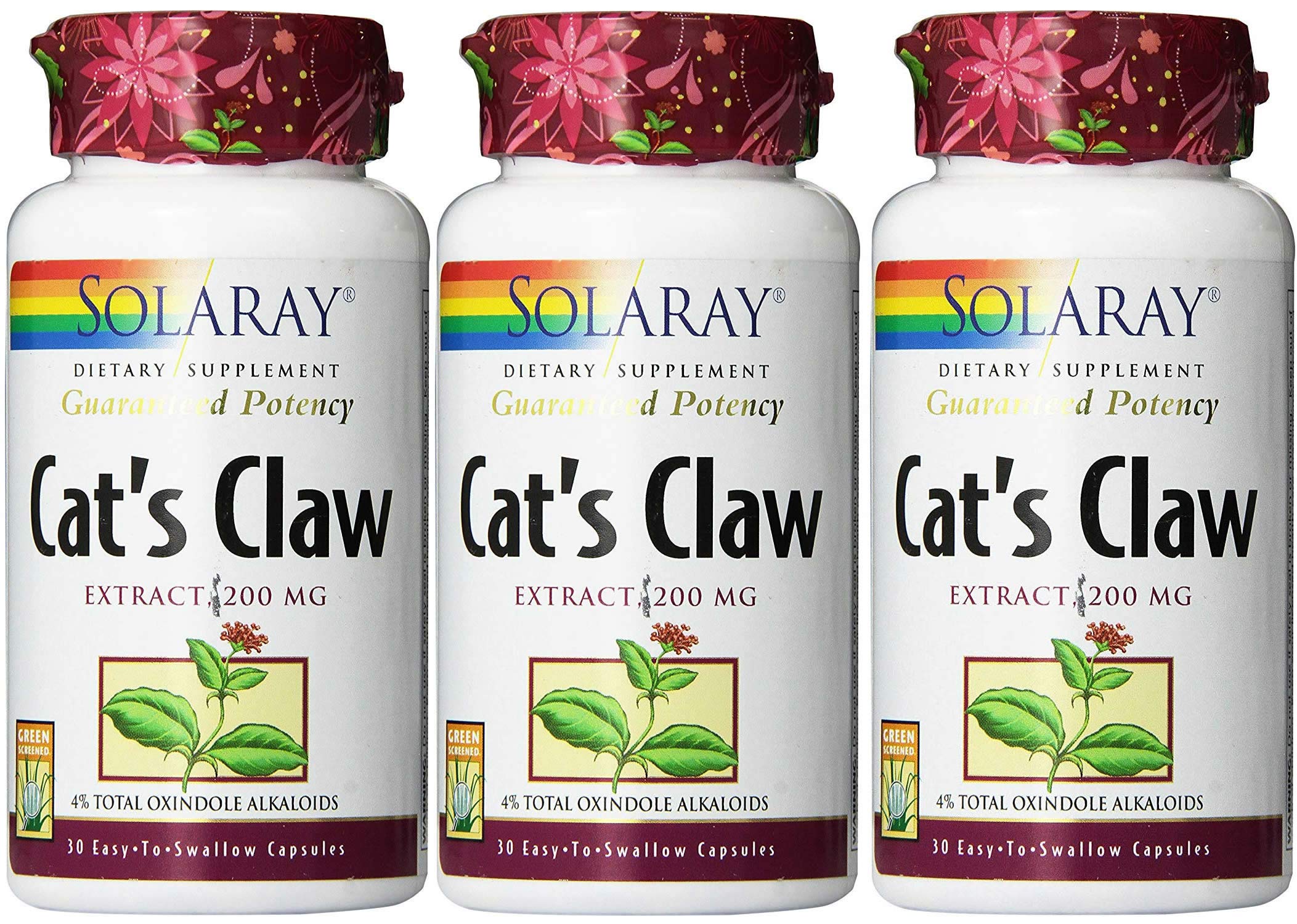 Uña de gato 200 mg 30 vegcaps (Pack 3 u.)