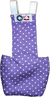 Chicken Diapers for Hens, Rooster, Ducks, Ducklings - Reusable, Adjustable, Size That FITS, XS Small Medium Large XL by Uni Infinity (Chicken Small, Lavender Polka Dots)