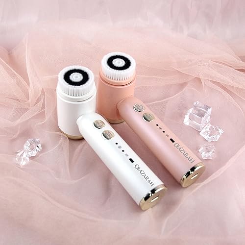 Miniatura 8 de OlaZarah - Cepillo exfoliante para lavado facial, resistente al agua, caliente, frío, juego de cepillos de limpieza facial