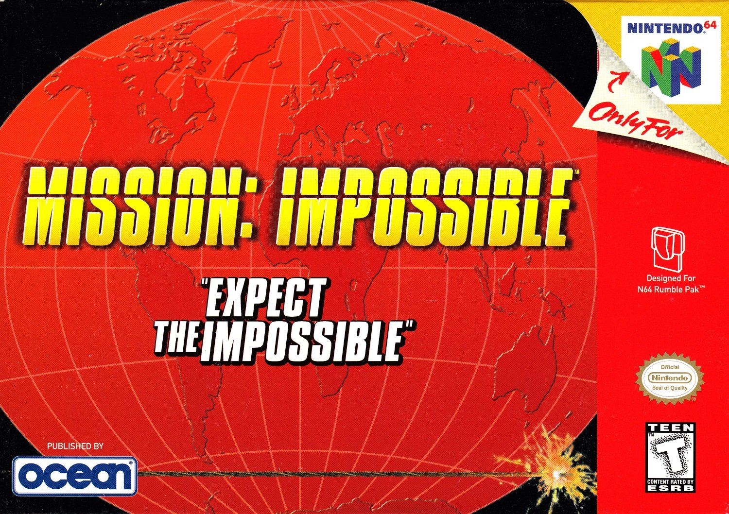 Mission: Impossible【中古美品・N64北米版】 Mission Impossible - Nintendo 64: Nintendo 64: Video Games