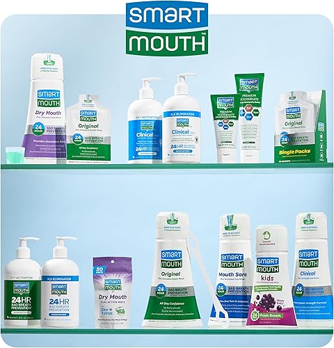 Miniatura 6 de SmartMouth Enjuague bucal activado original y pasta de dientes de iones de zinc prémium