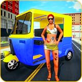 Fahren Sie moderne Tuk-Tuk-Taxispiele, um die offene Welt zu erkunden