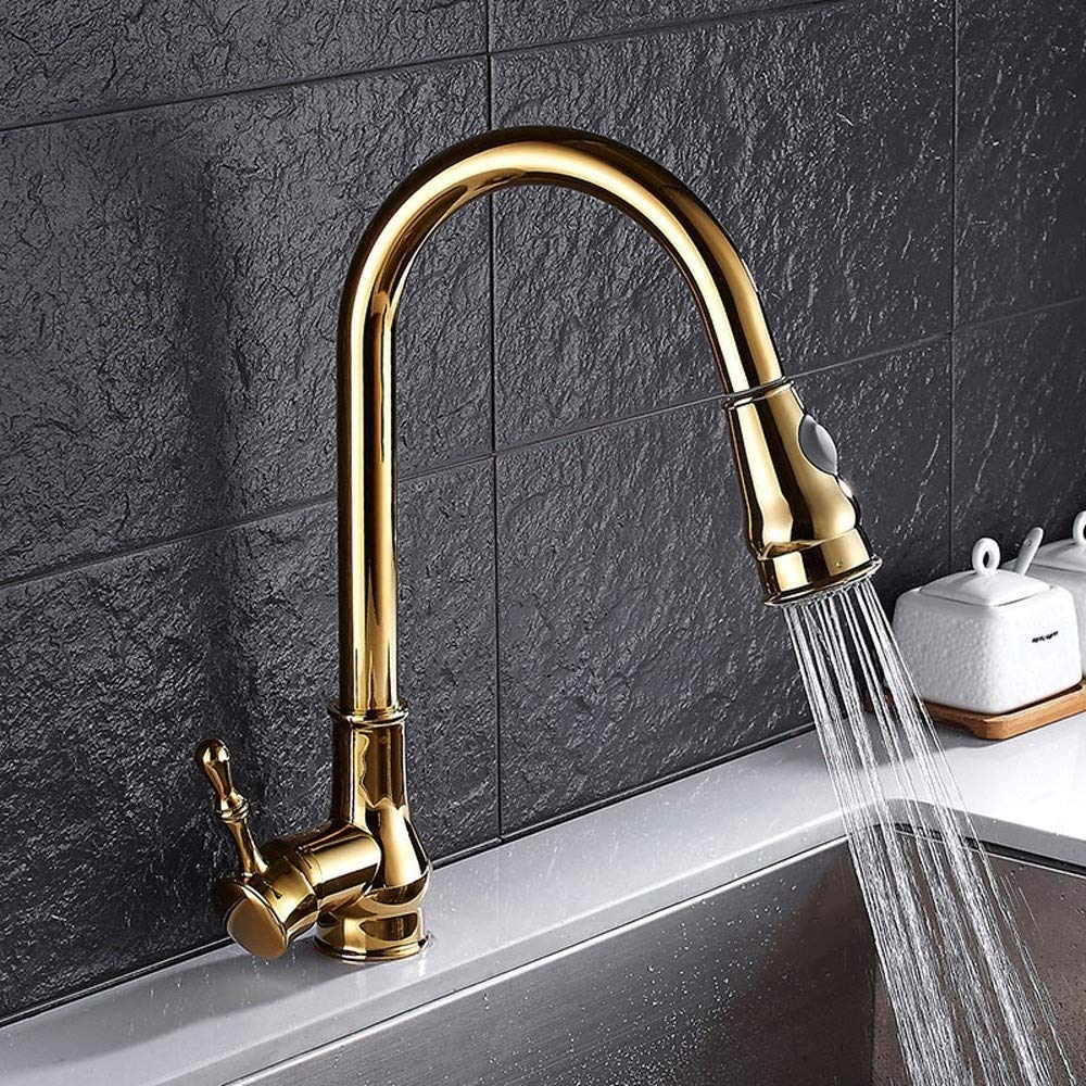 Robinets de cuisine mitigeur laiton eau chaude froide rotation 360