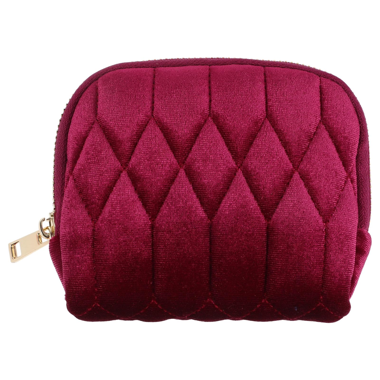 Fermeture éclair pour femmes : pochette velours pour ranger boucles d'oreilles sans noeuds