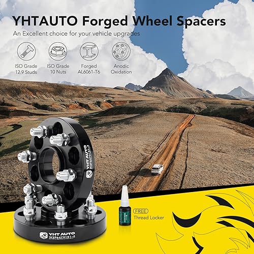 Miniatura 3 de YHTAUTO Espaciadores de rueda centrados de 0.236x4.724 in de 1 pulgada para Chevrolet, GMC, Buick, Cadillac, Saab Modelos Traverse, Acadia,