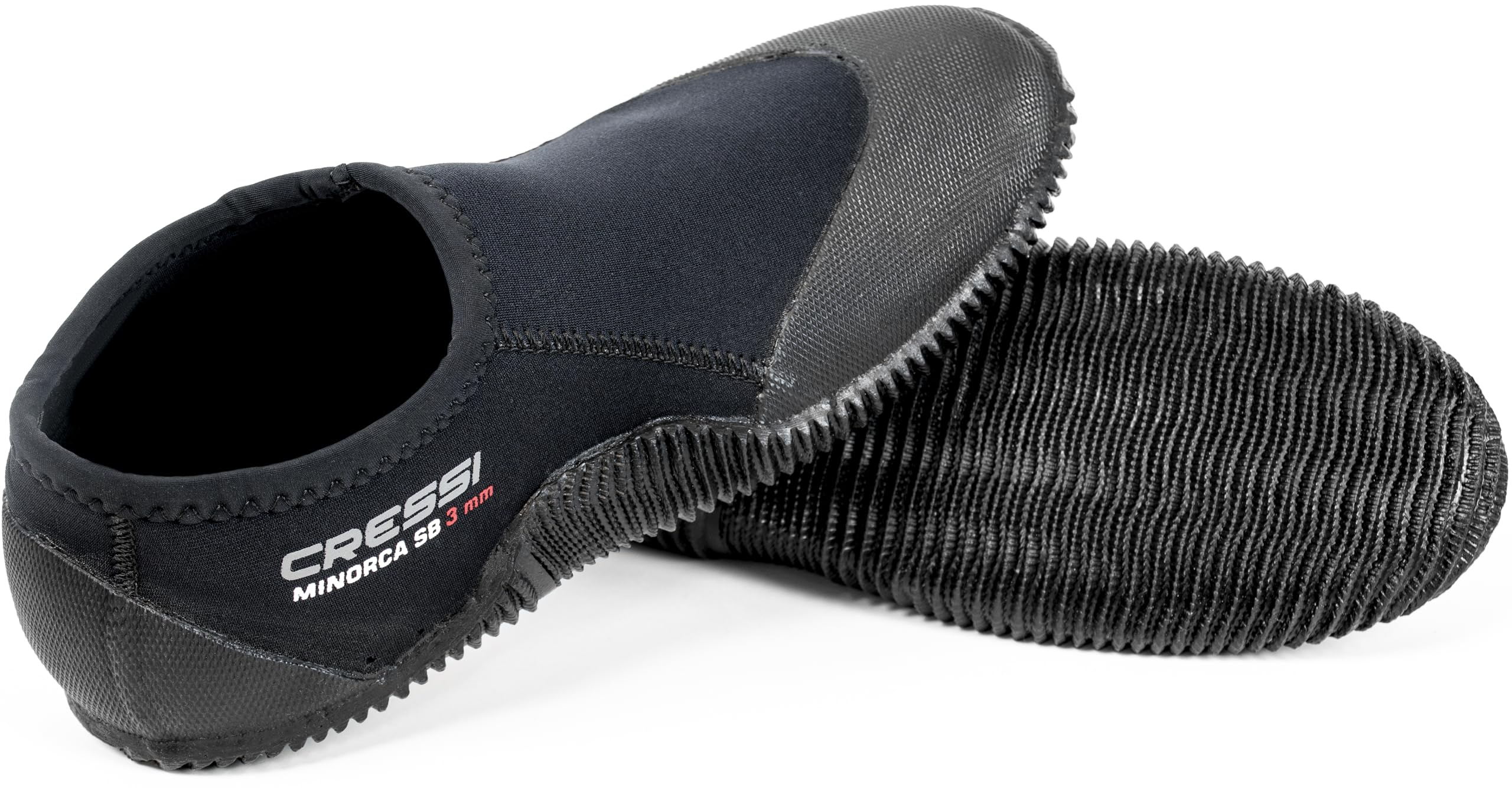 Cressi Neoprene Adult Anti-Slip Sole Boots - for Water Sports: Scuba Diving: Snorkeling, Diving, Rafting, Windsurfing - Minorca Short: designed in Italy
