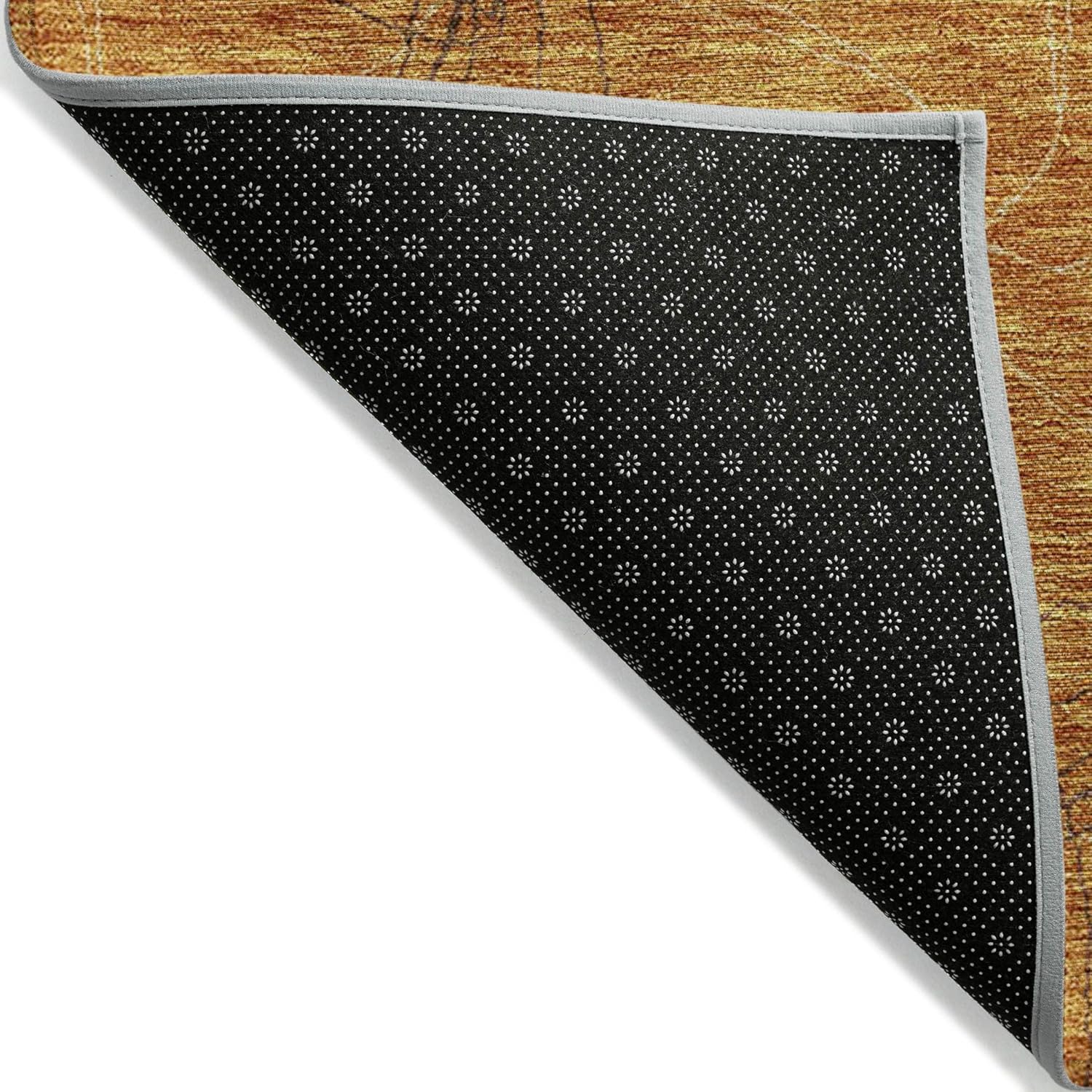 Addison Rugs Chantille ACN968 Copper 1'8" x 2'6" Indoor Outdoor Area Rug, Easy Clean, Machine Washable, Non Shedding, Bedroom, Entry, Living Room, Dining Room, Kitchen, Patio Rug