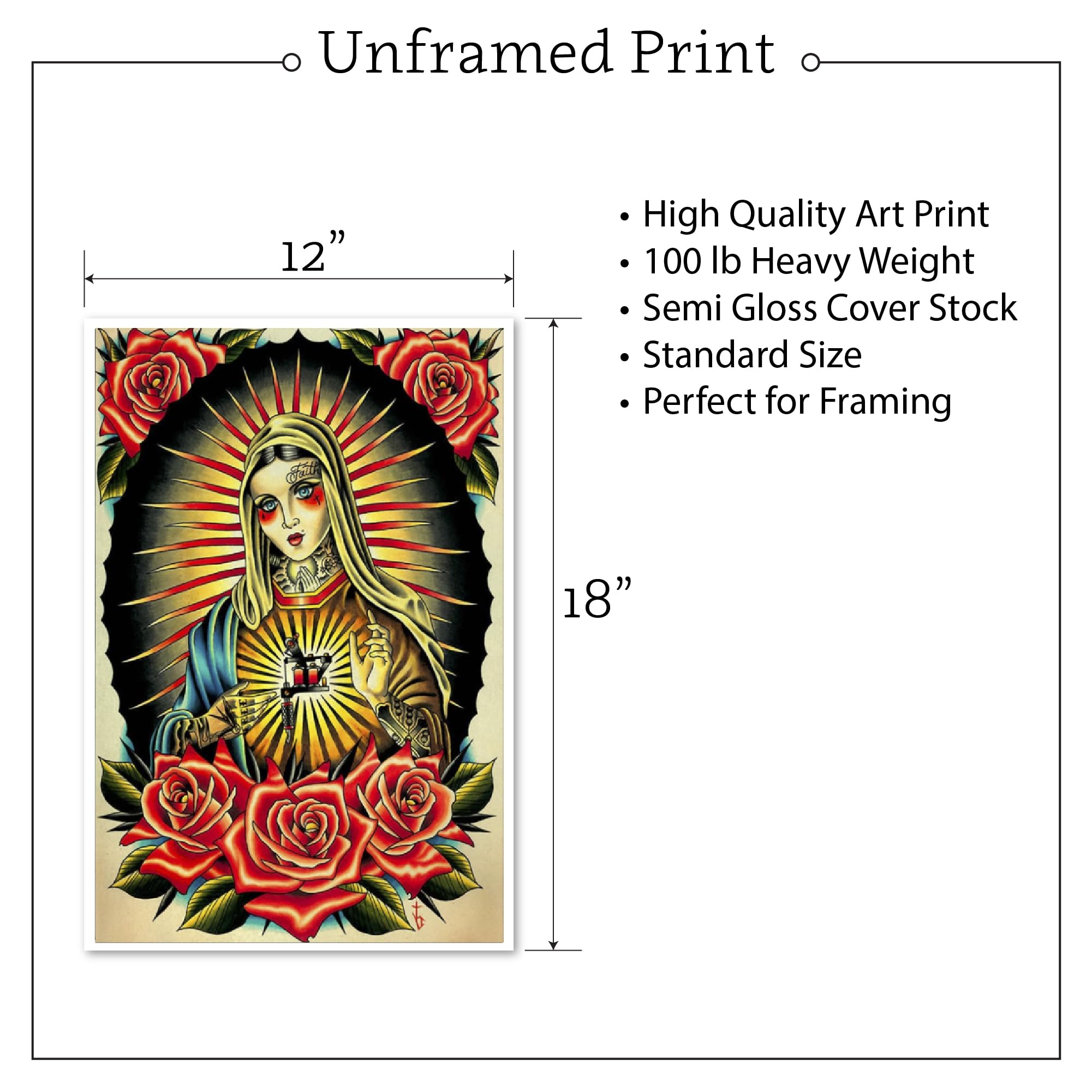 Amazon.com: Faith Mary Tyler Bredeweg American Neo Traditional