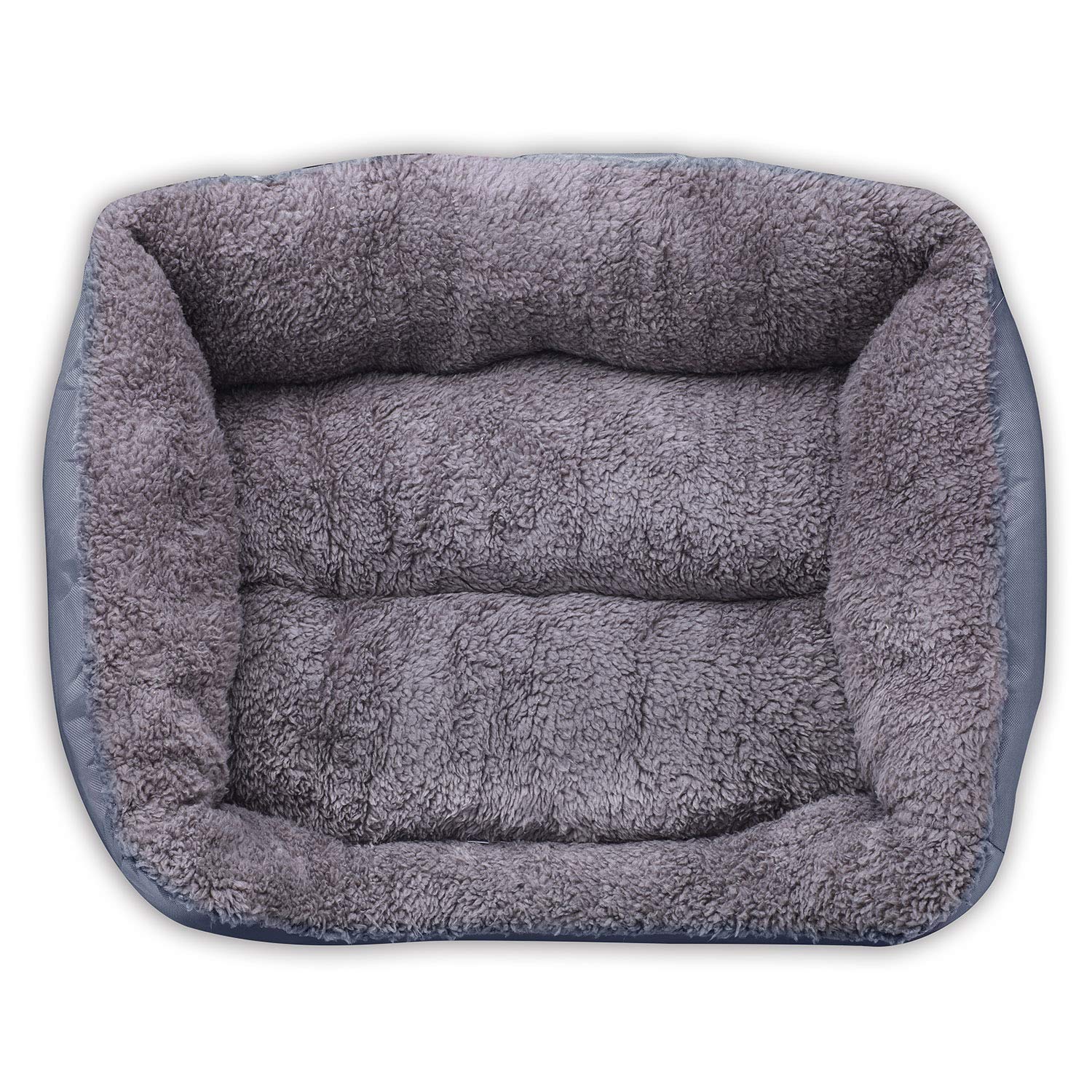 Haustier Katzenbett Kissen Weich Hundebett Warm Hundeschlafplatz Katzendecke Hundematratze Hundesofa Katzensofa (Grau)