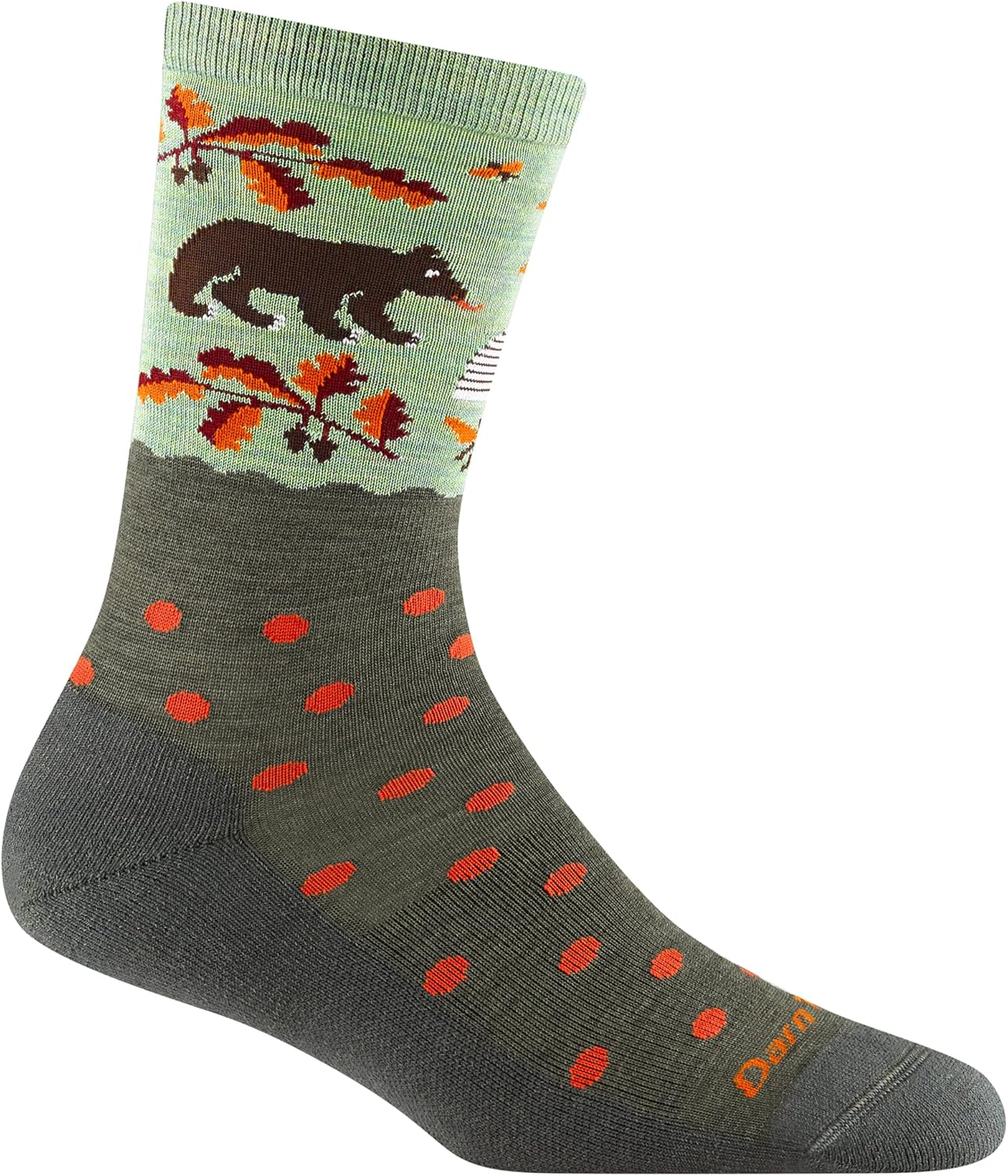 Darn Tough Vermont Women's Wild Life Crew Lightweight Lifestyle Sock (Style 6105)