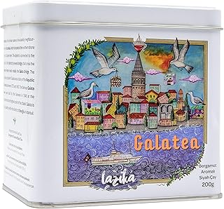 Lazika Earl Grey Loose Leaf Tea, 7 Oz, Breakfast Tea with Petite Presentatiton Box, Early Harvest, Handcrafted