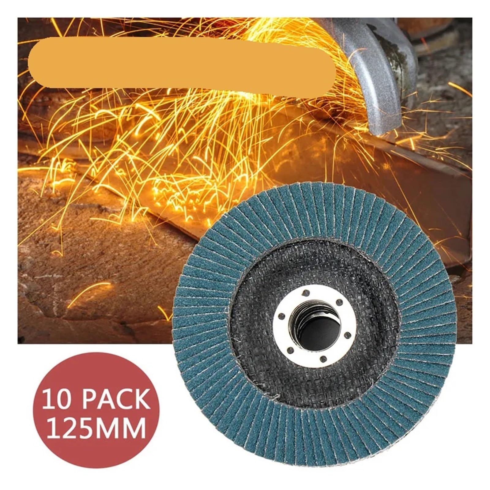 10 disques à lamelles de 125 mm for meuleuse d'angle
