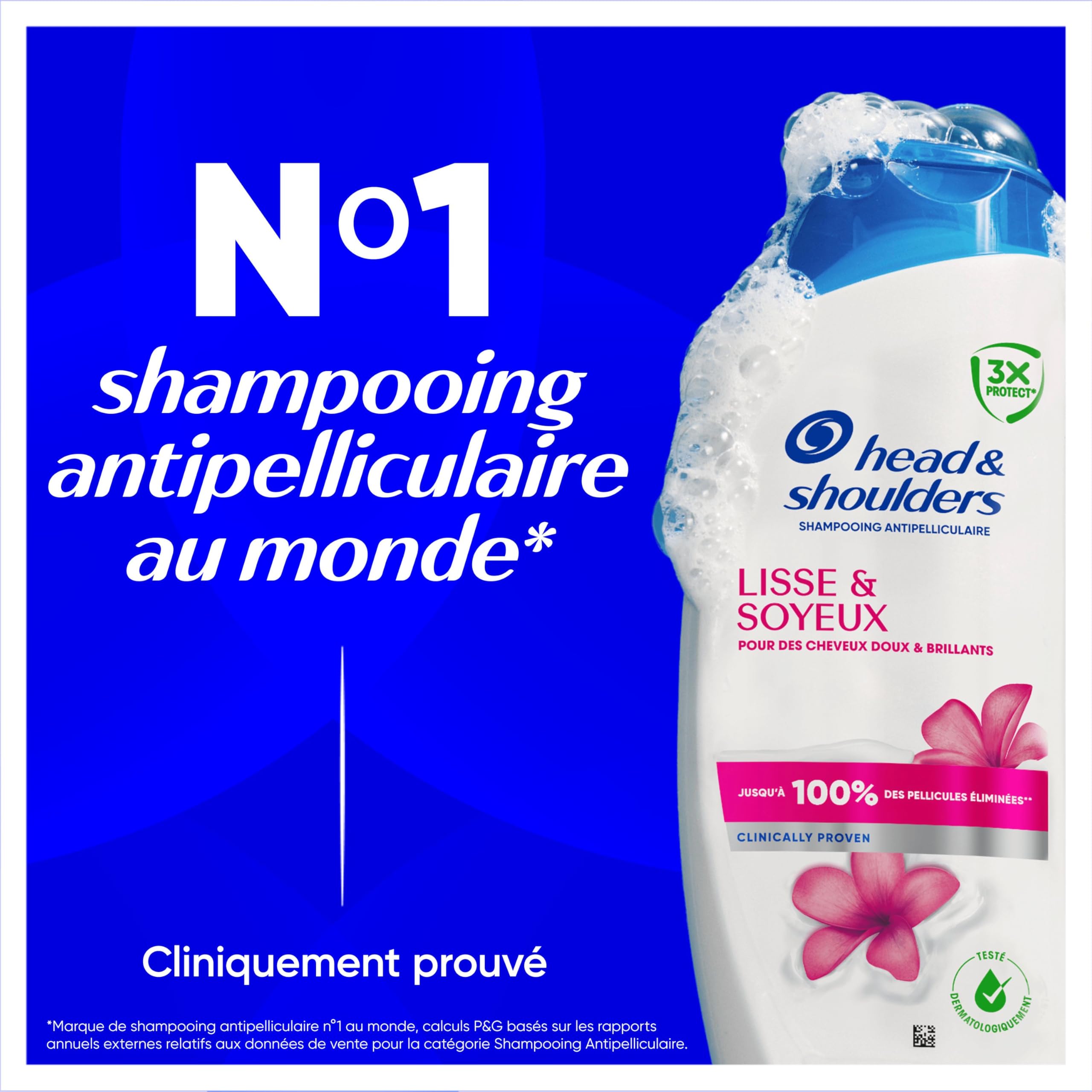 Head & Shoulders Pro-Expert 7 Shampoing Antipelliculaire Anti-Chute à la Caféine. Combat 7 problèmes du cuir chevelu et améliore la rétention des cheveux Protection complète, cliniquement prouvé - 3