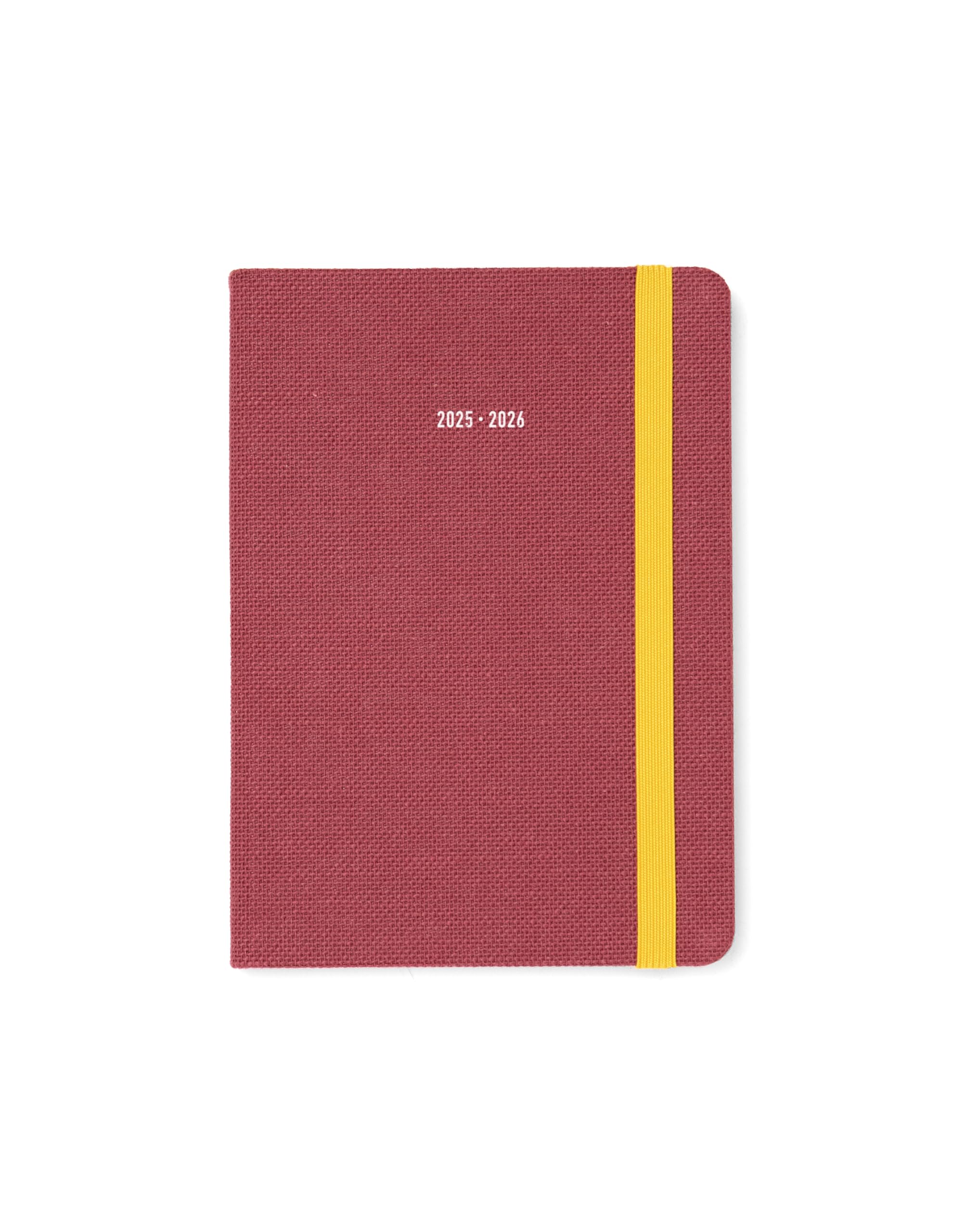 Letts of London Raw A6 academic 2025/2026 week to view diary - Berry 26-031736