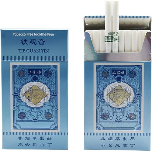 Miniatura 4 de Fetcasy Cigarrillos herbales - Sin tabaco y nicotina, 2 paquetes 40 humos